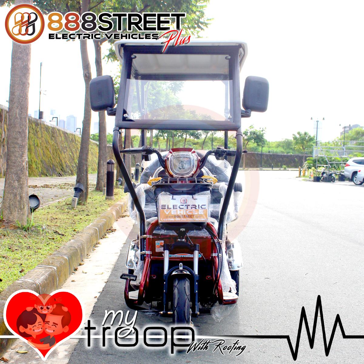 Philippines Erv E Bike With Roof TROOP Etrike Ebike Electric