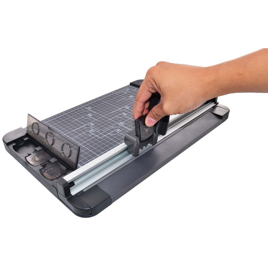 Stationery Paper Cutter 3 Way Rotary [ A4 / A3 Size Straight Perforated Wavy Heavy