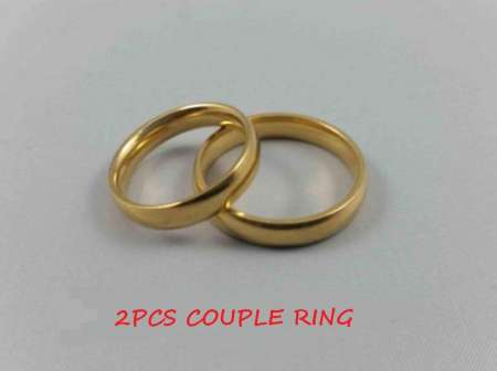 Buy 1 Take 1 Gold tone Couple Wedding Ring