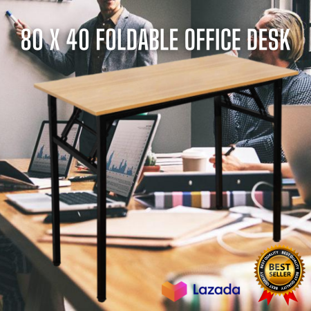 High Quality Foldable Office Desk Foldable Table Wood Table Home Office Furniture Space saver Portable easy to use