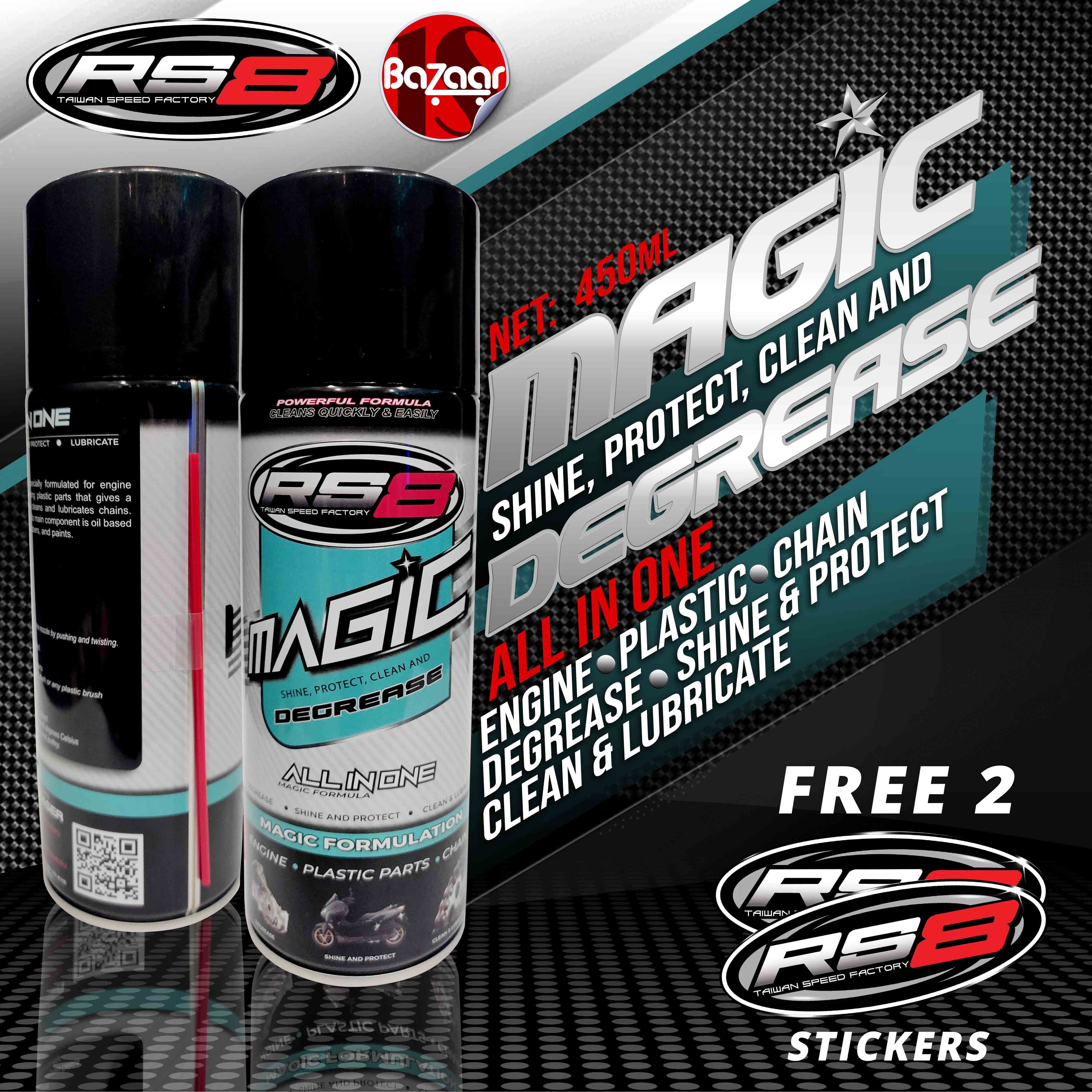 RS8 MAGIC DEGREASER ALL IN ONE Lazada PH