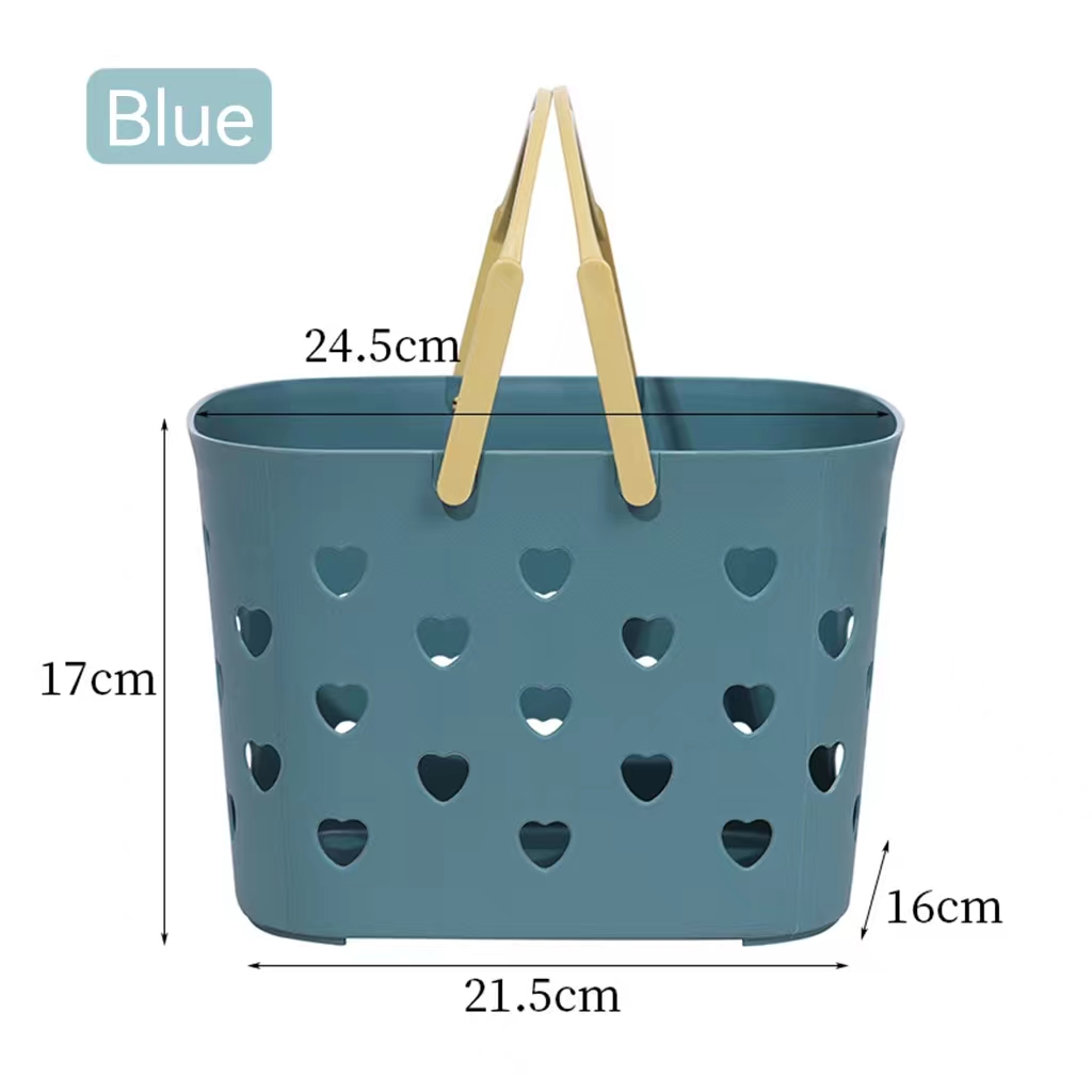 FANTASY HOUSE Portable Shower Caddy Tote Plastic Storage Basket