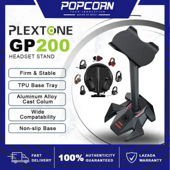 Plextone Gp200 Headset Stand Aluminum Alloy Rock Steady Holder Solid Base Antiskid Stable Stand For G800 And Other Gaming Headset Lazada Ph lazada philippines