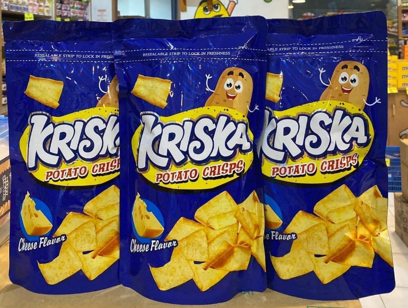 KRISKA Corn Chips, Corn Crisps, Potato Chips, Dynamite Chips, Fish