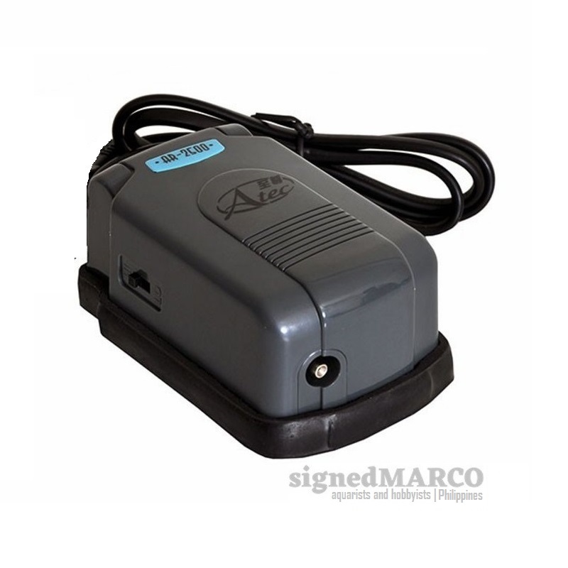 2.5W ATEC AR2500 Single Output Aquarium Air Pump (1025 Gallons Tank