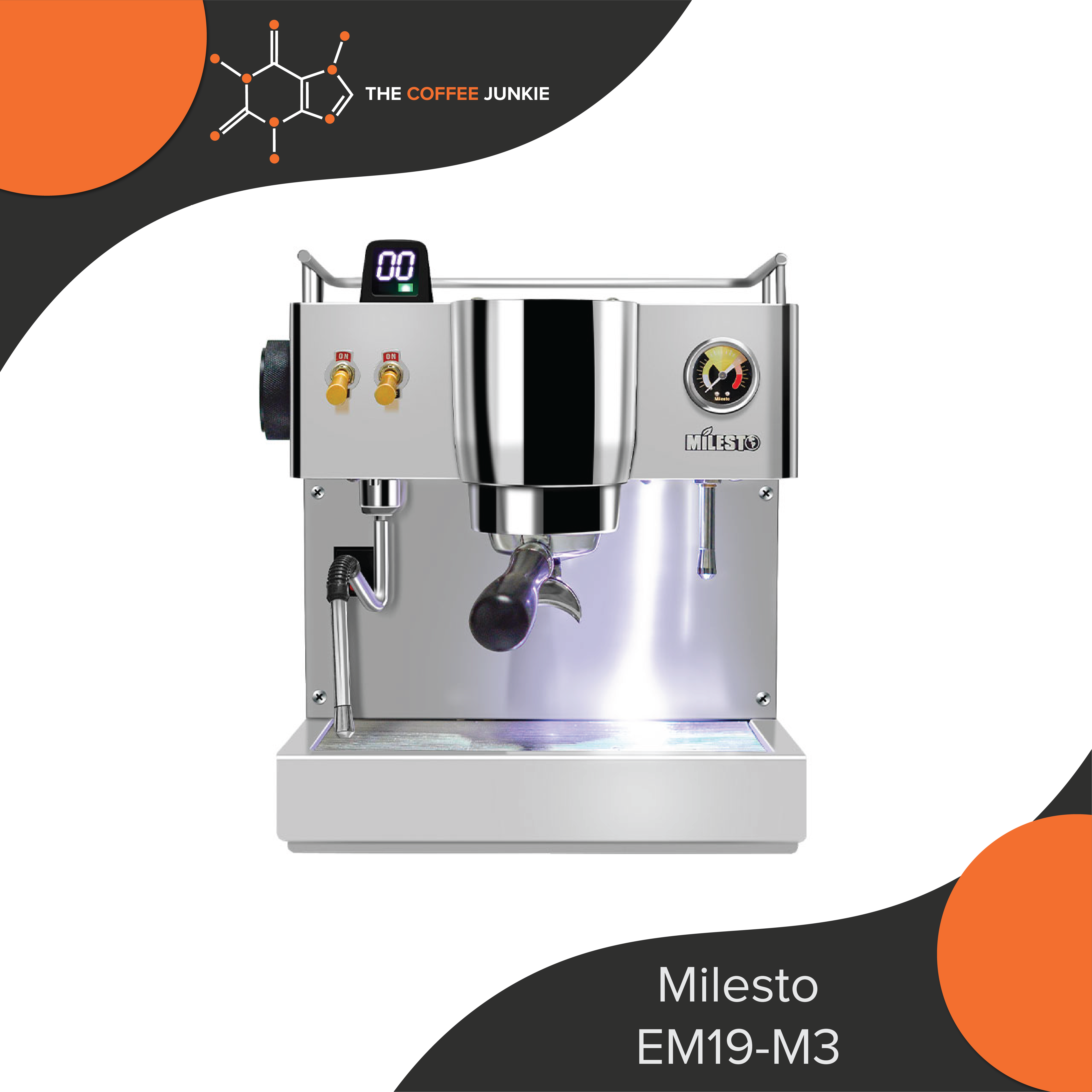 Milesto EM19M3 Espresso Machine Dual Boiler Lazada PH