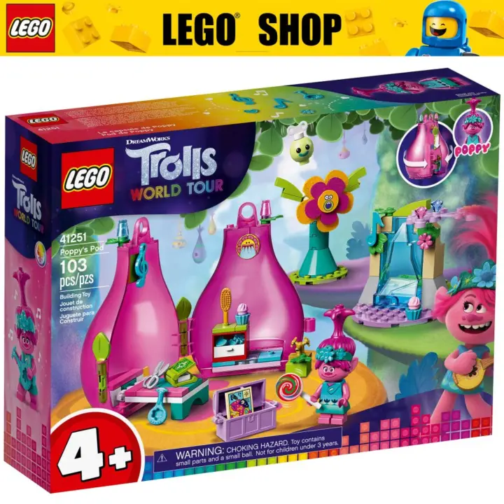 lego trolls poppy's pod