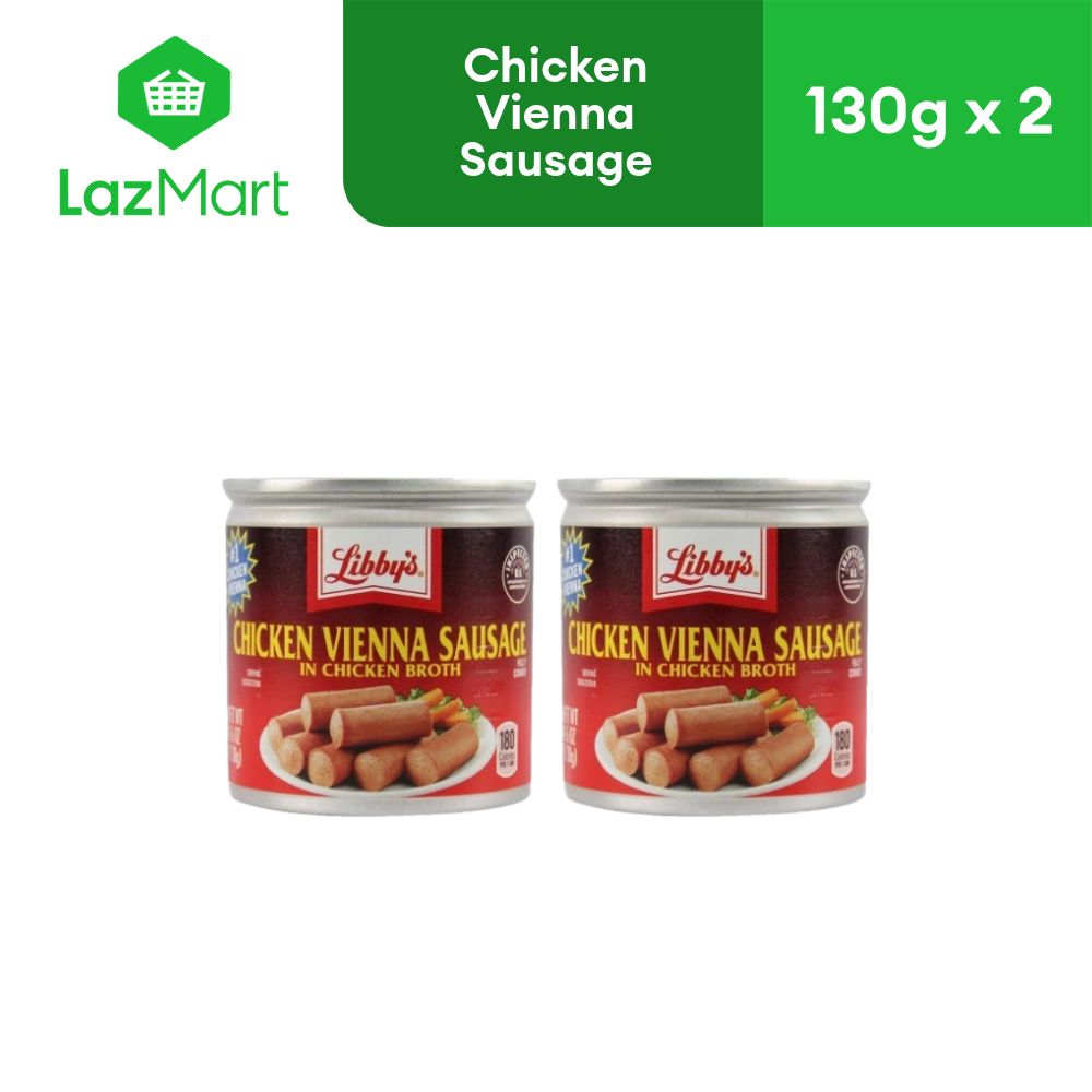 Libbys Chicken Vienna Sausage 130g 46oz X 2 Lazada Ph