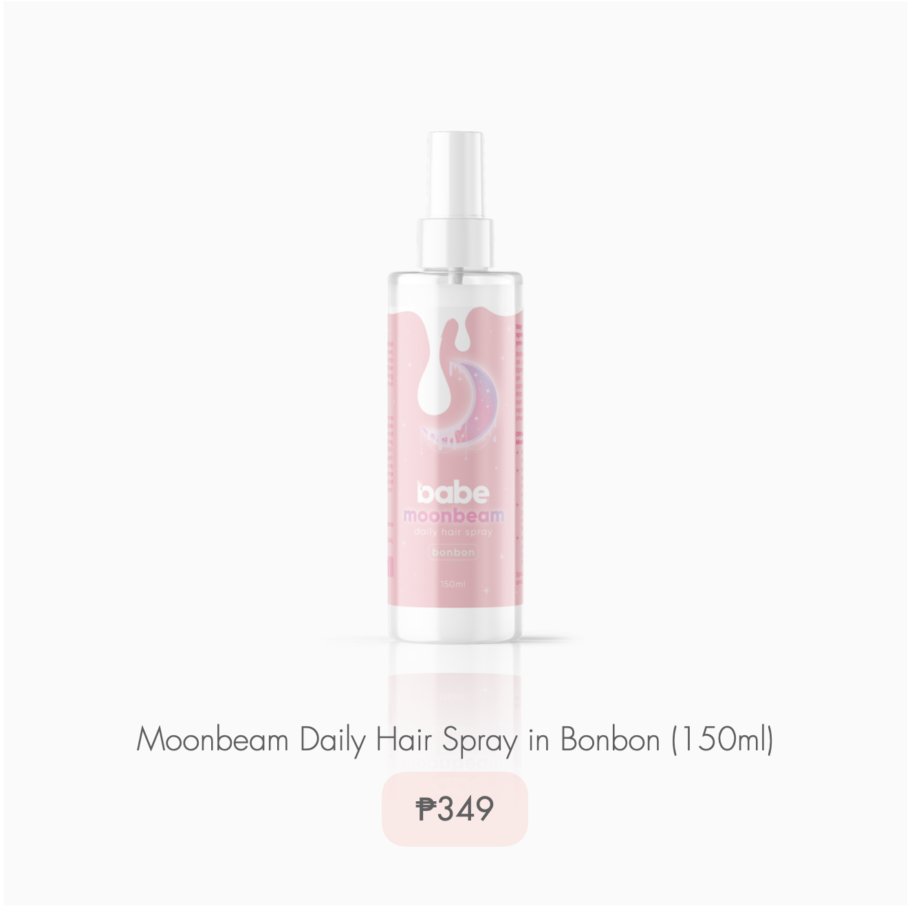 Babe Moonbeam Daily Hair Spray Bonbon 150ml Lazada PH