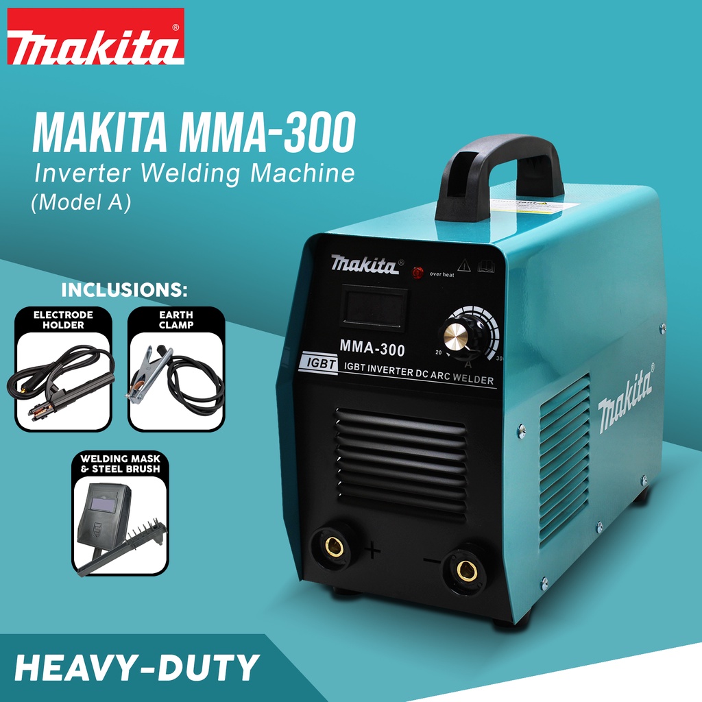 Welding Machine 300amp Makita Mma 300 Portable Igbt Inverter Dc Arc