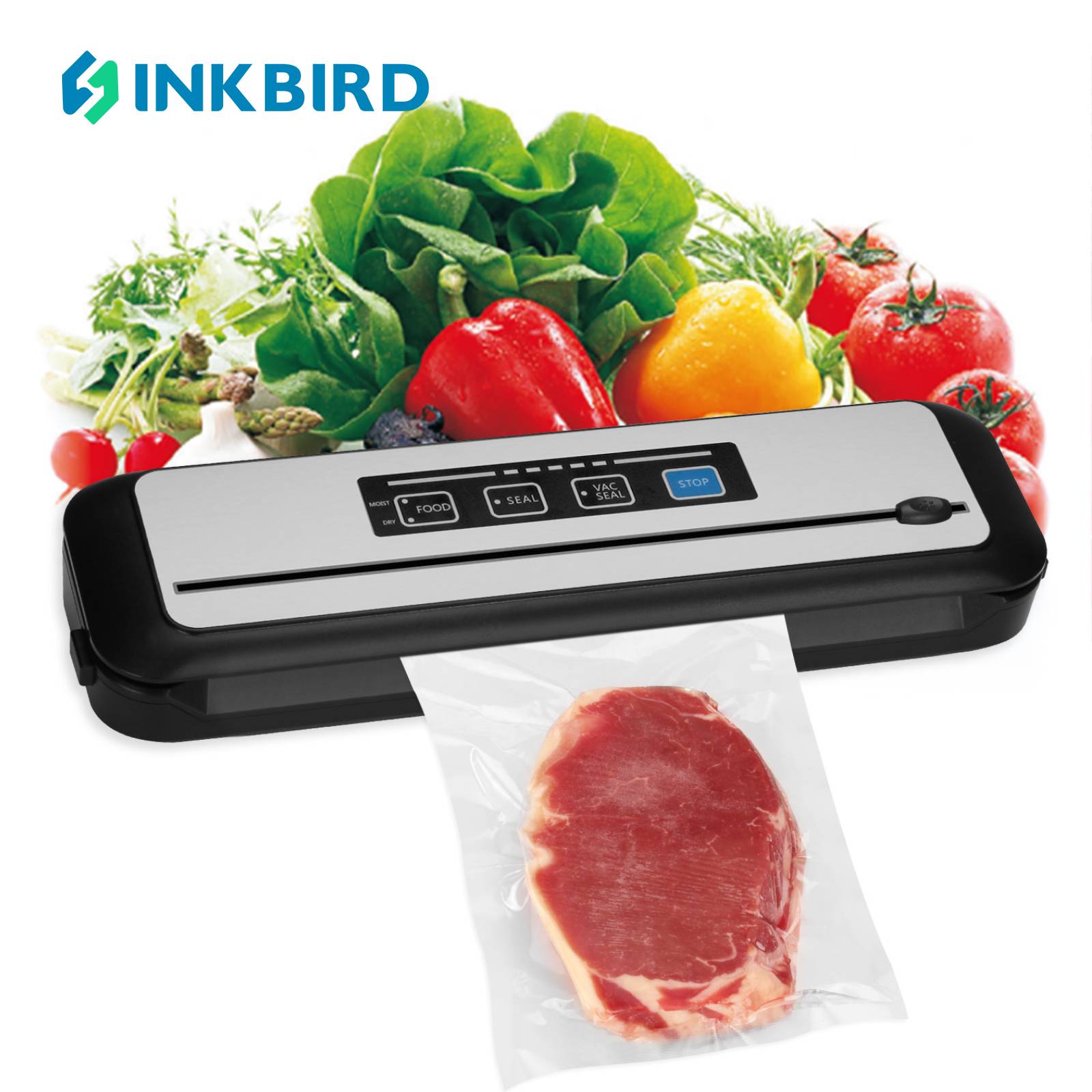 INKBIRD EU Plug 220V Automatic Vacuum Sealer Sealing Machine for Food