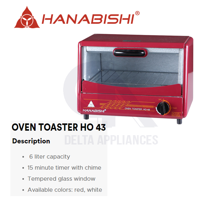 Hanabishi HO 43 Oven Toaster Lazada PH