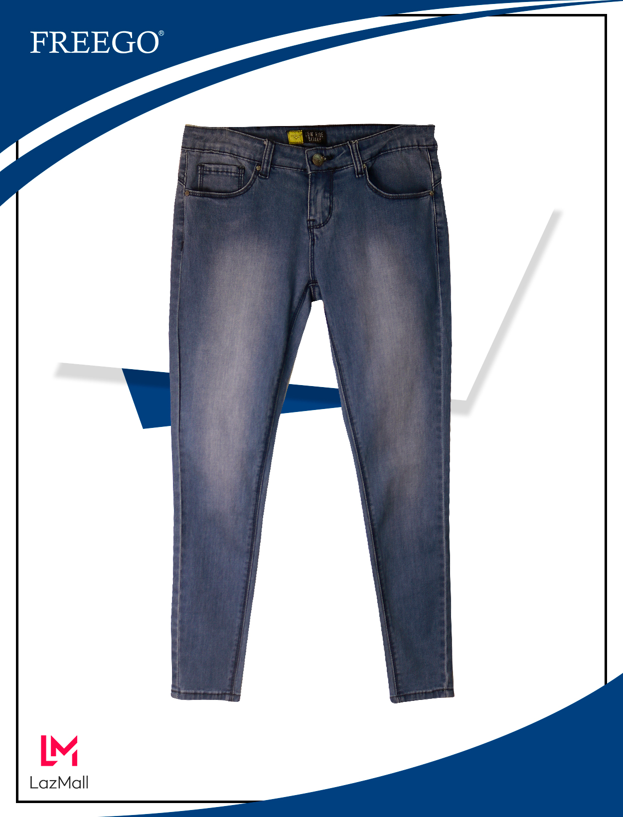 Freego Women Low Waist Basic Five 