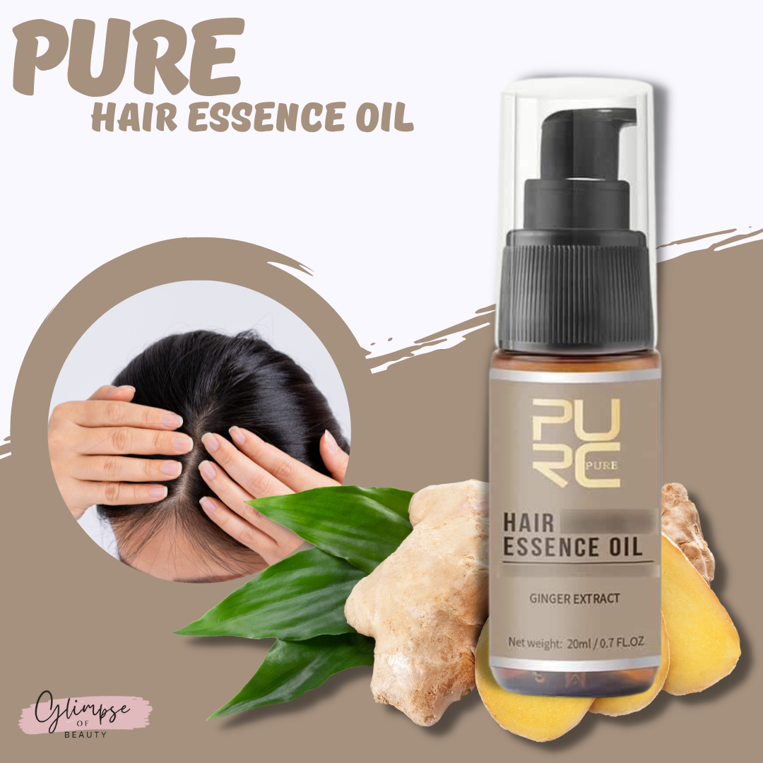 PURE Hair Growth Essence Hair Loss Products Essential Oil Fast Powerful Hair  Grower Hair Care 100% Pure Natural Treatment Hair Loss Hair Grower for Men  and Women hair grower for men original ​