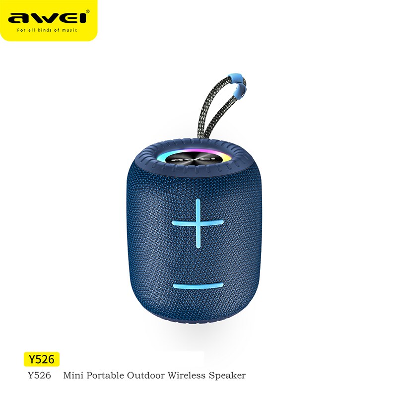 Awei Y526 100% Original Portable Hifi Bluetooth 5.0 Wireless RGB ...