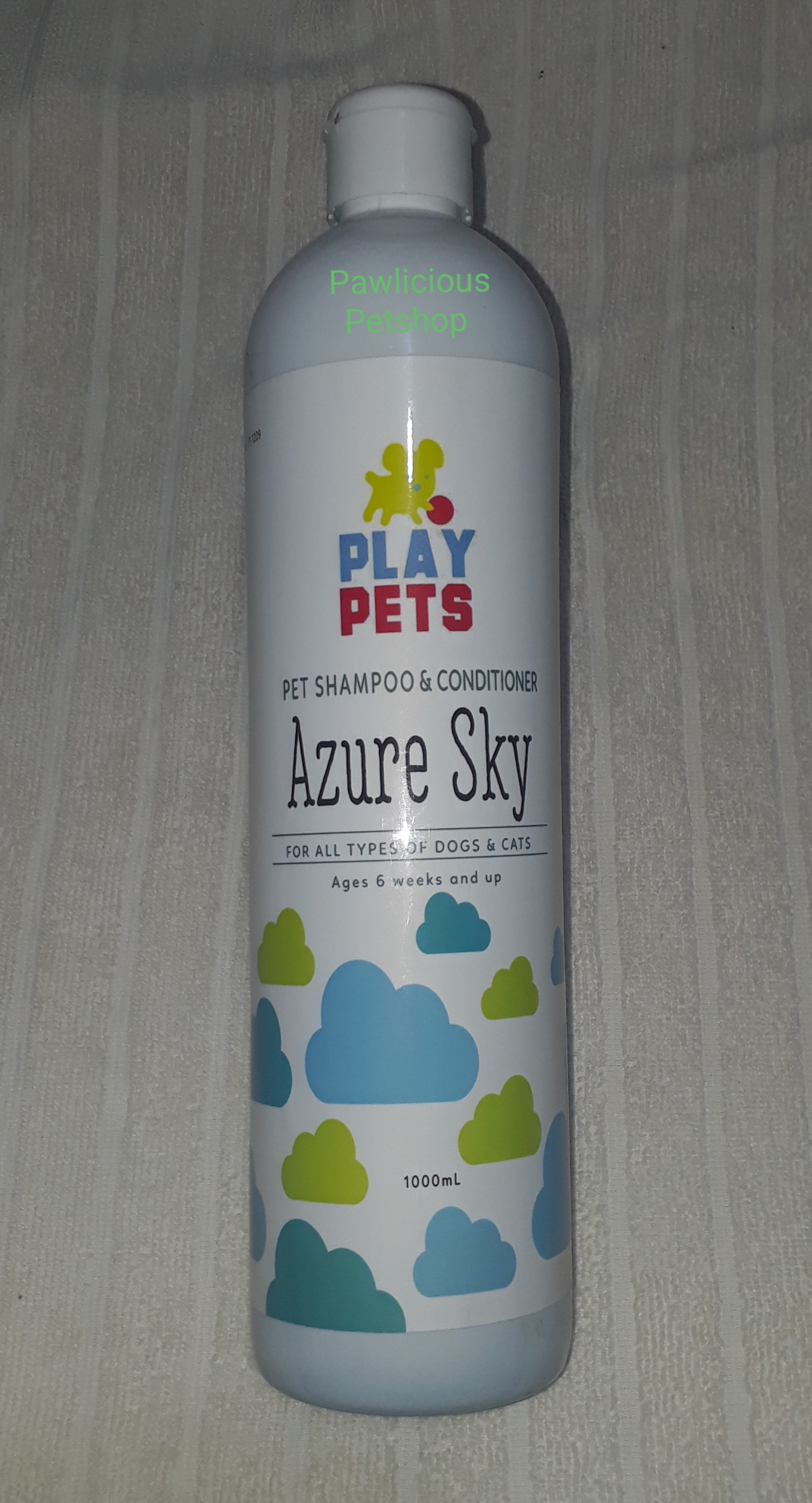 Play Pets Shampoo and Conditioner Azure Sky 1000mL Lazada PH