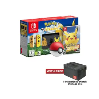 Nintendo Switch Pokemon Lets Go Pikachu Bundle With Free Hori Switch Delux Bag