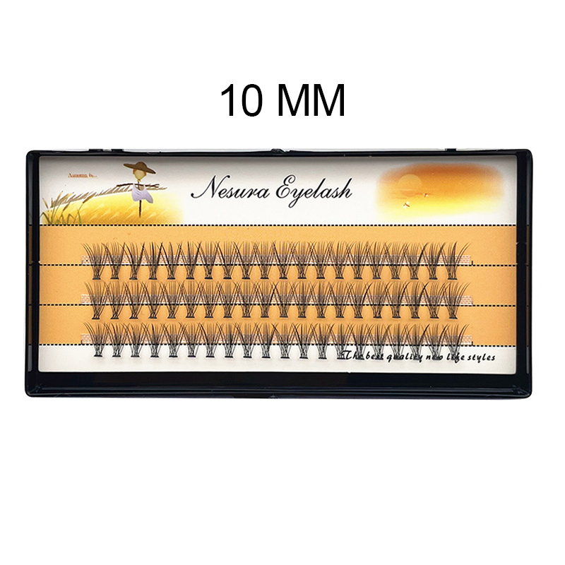 60pcs 10D False Eyelash Set Nesura Scarecrow Hair Grafting Extension 8 ...