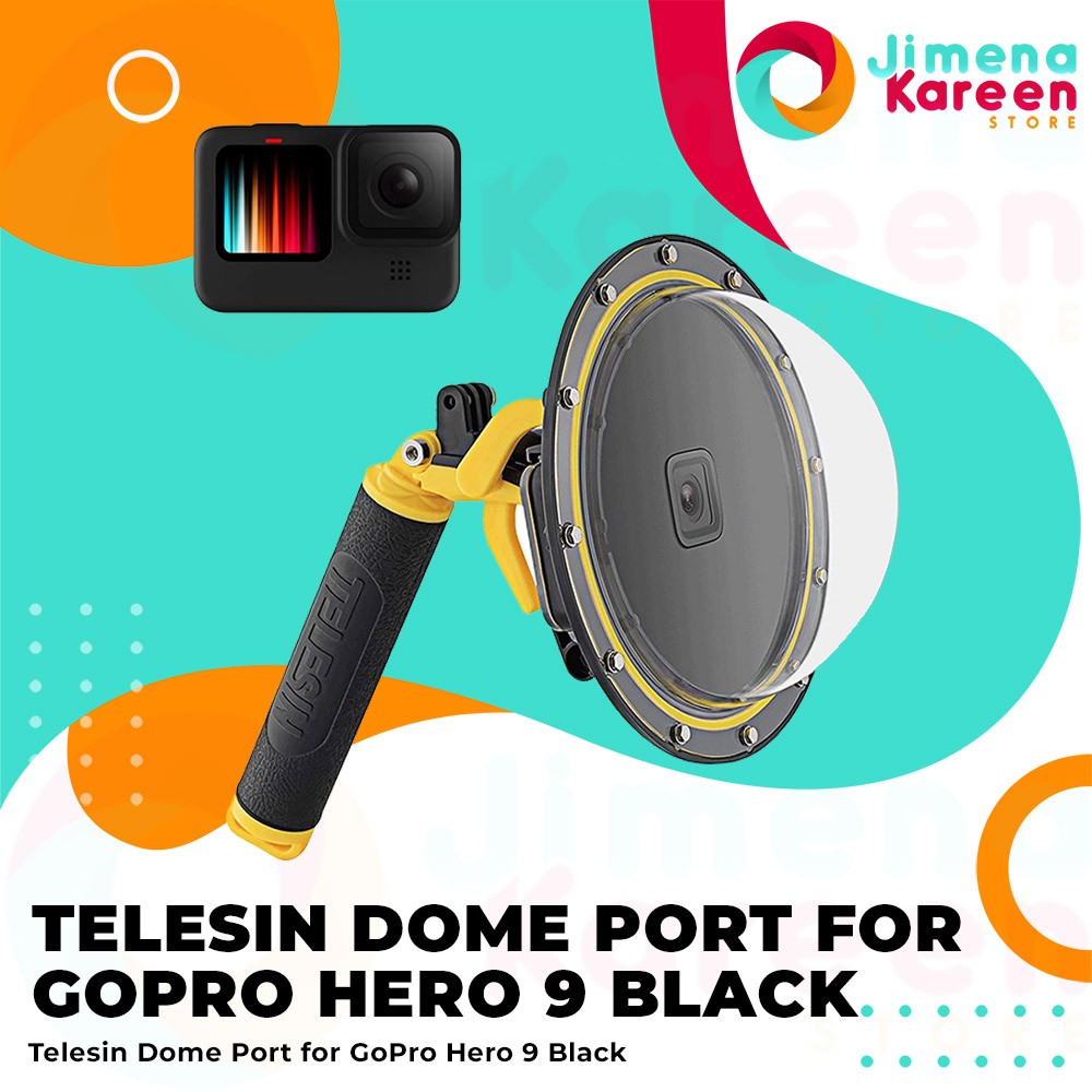 Telesin Dome Port For Gopro Hero Black And Hero Underwater Dive Case Camera Lens Cover