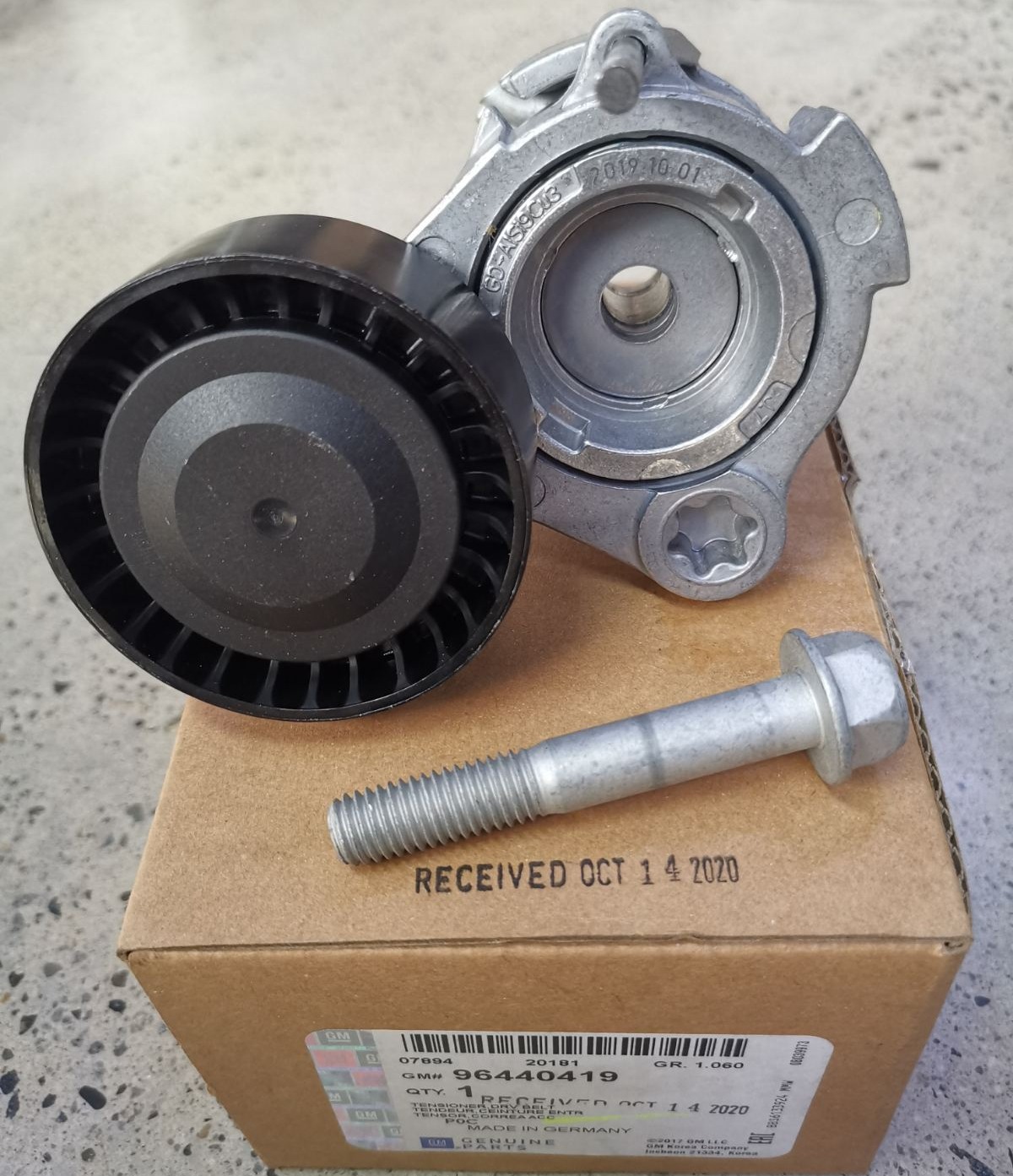 GM Drive Belt Tensioner for Chevrolet Captiva 2.0L Diesel 20072011 PN