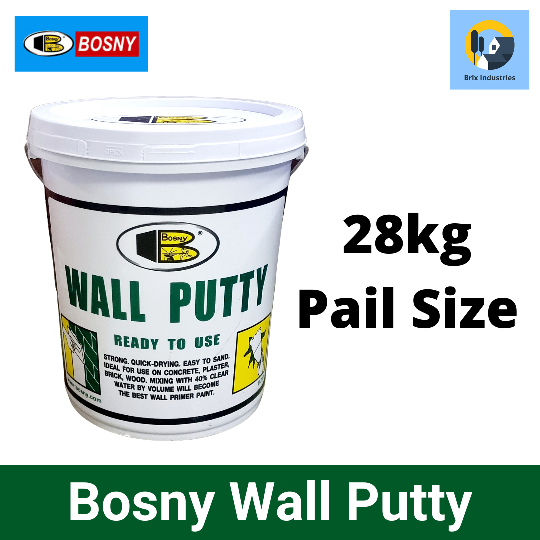 Bosny Wall Putty 28kg Pail Size B219 | Lazada PH