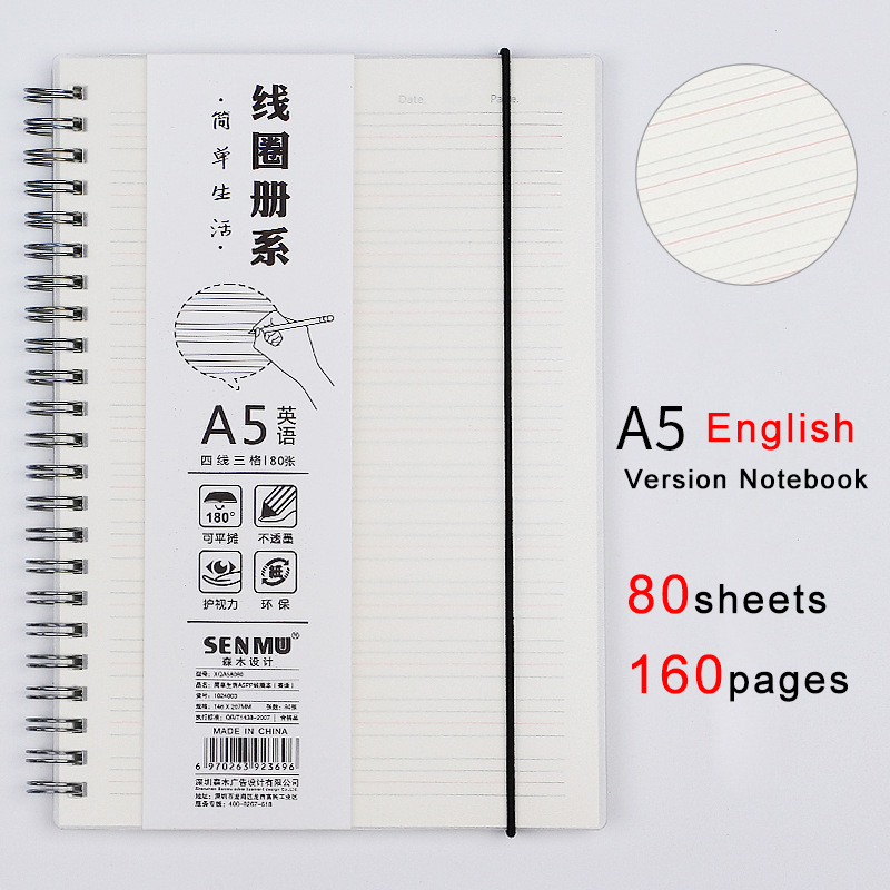 Muji Styled Spiral Notebook Lined/Grid/Blank (A6/A5/B5) Lazada PH