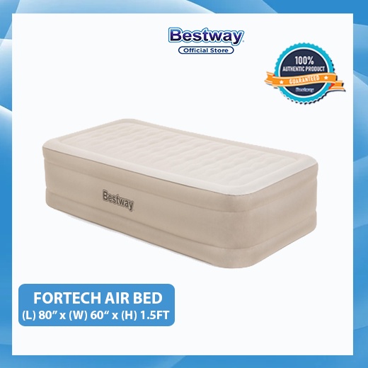 Bestway Fortech Home Air Bed with built in AC pump (Queen Size) Lazada PH