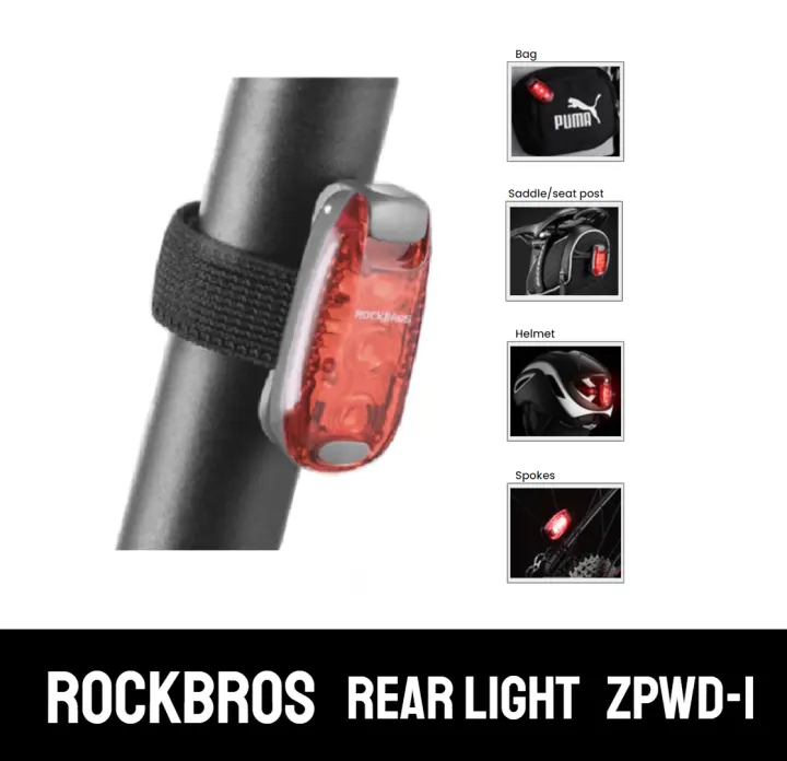 clip on rear bike light