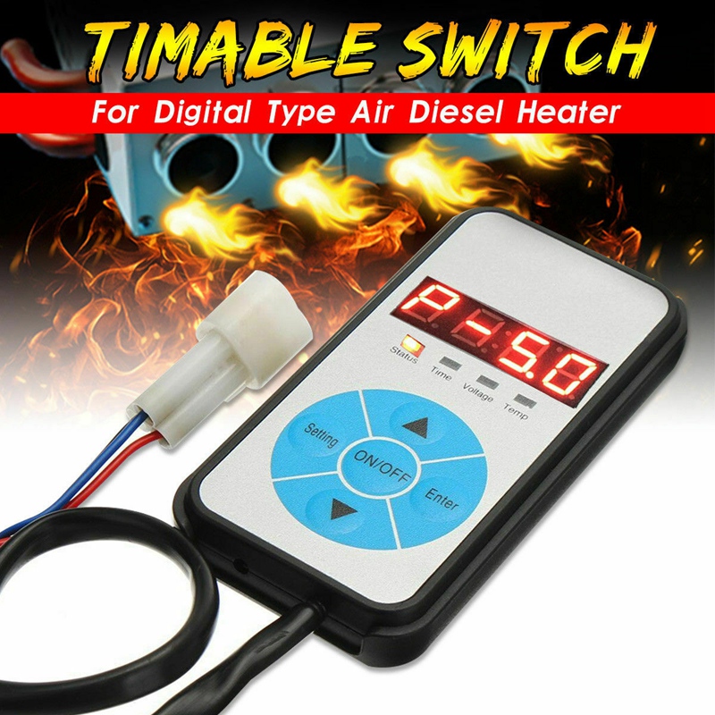 Parking Heaters Fuel Oil Switch 12/24V 5KW 8KW Timer Parts Parking Heater Controller for Car Track Air Fuel Oil Heater