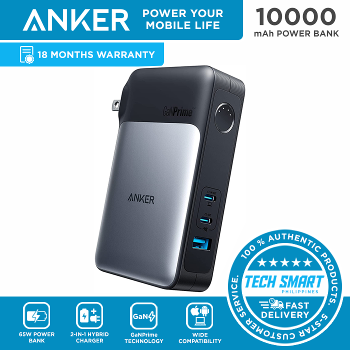  Anker Portable Charger, USB-C PortableCharger 10000mAh
