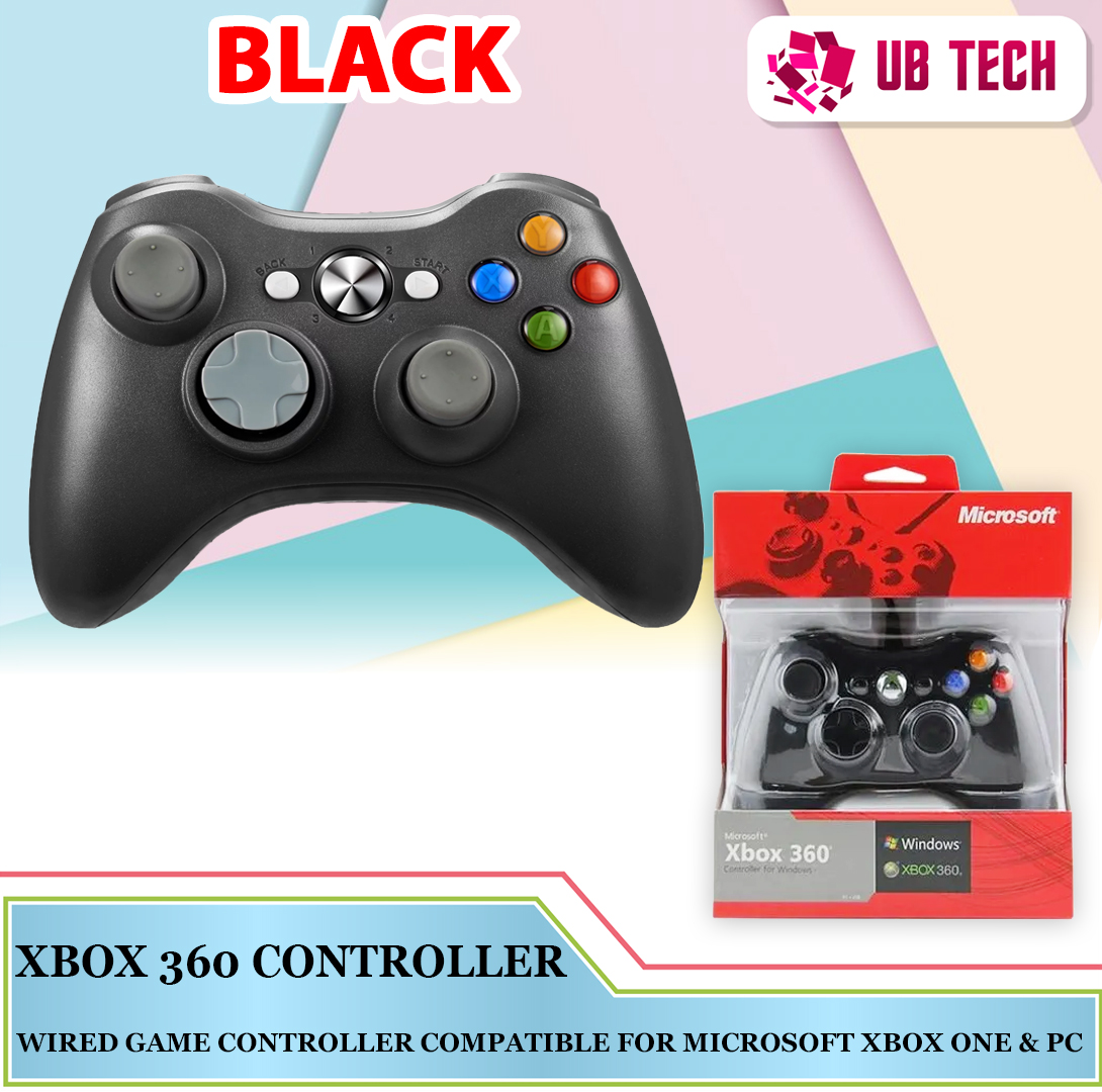 Wired Controller for Xbox 360 Working on PC Windows 7, 8 and 10