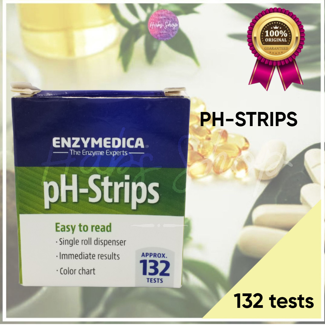 Enzymedica pH Test Strips 16 Foot Single Roll Dispenser Lazada PH
