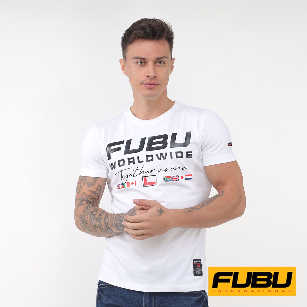 fubu white t shirt