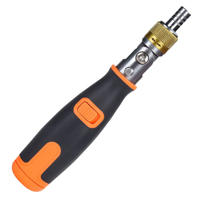 Two-way Ratchet Screwdriver 10-in-1 Multi-bit Ratchet Screw Drivers Set  6.23mm Adjustable Nut Driver Tool 