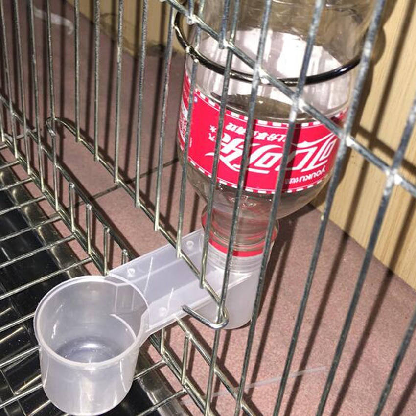 Bình uống nước cho thú cưng bằng nhựa Cốc nước cho gà thả vườn ZenababyShop