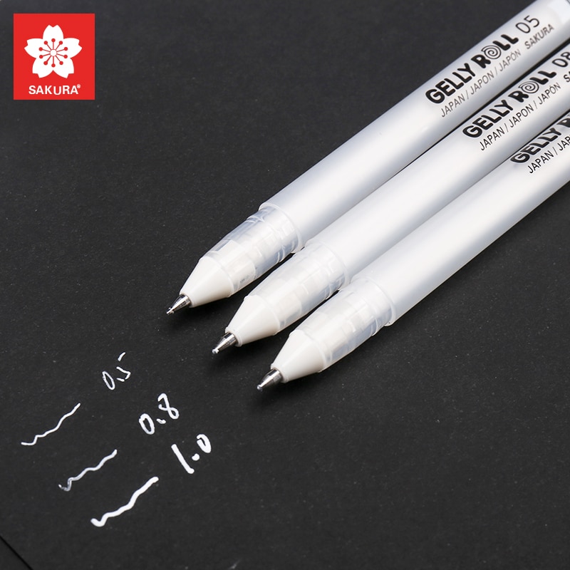 Uniball Signo Angelic White 0.7Mm Broad White 1.0Mm Gel Pen