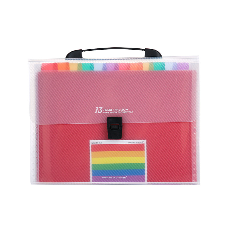 NEW RAINBOW LONG EXPANDABLE ENVELOPE WITH HANDLE A4 Lazada PH