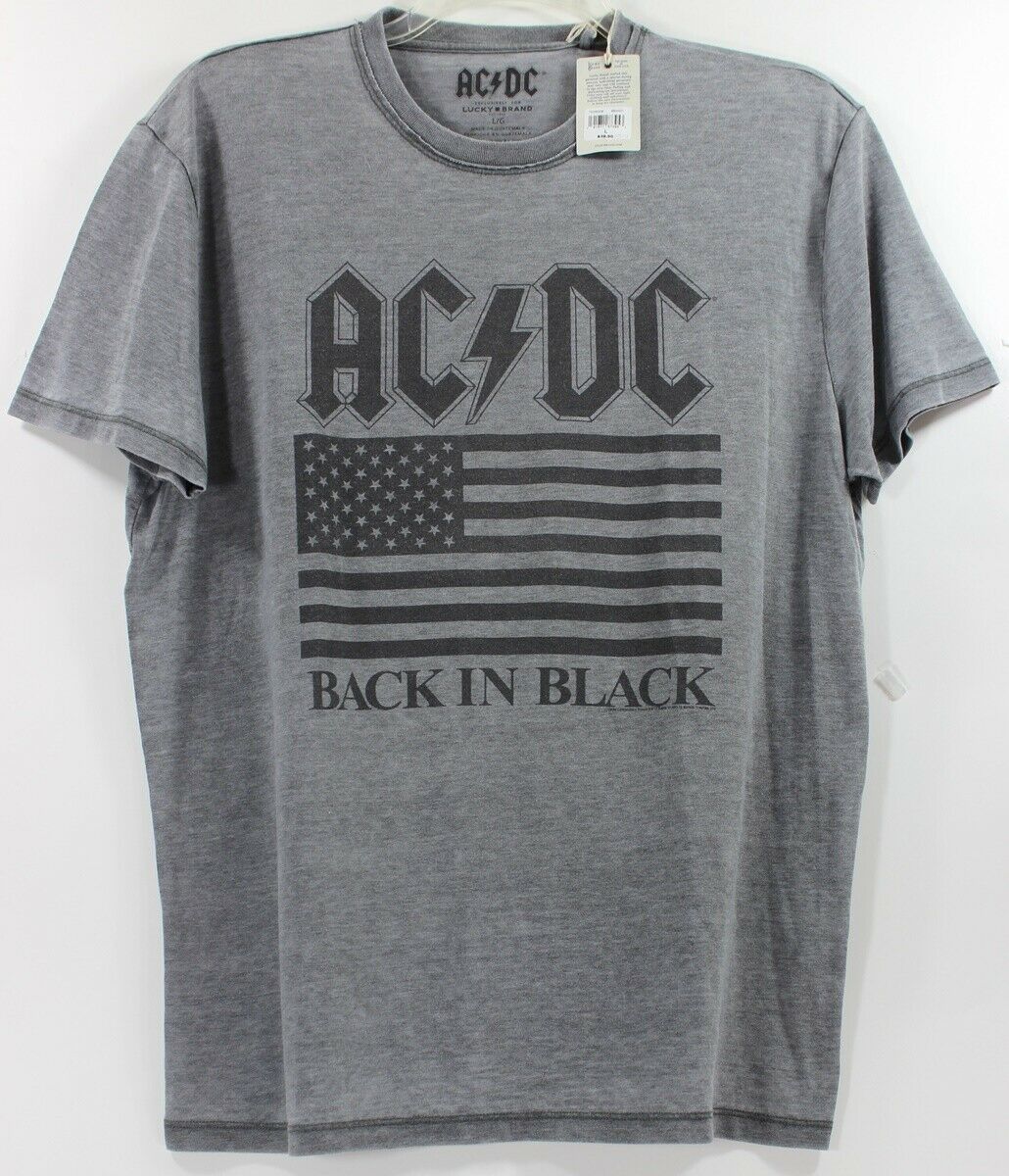 Lucky Brand Ac Dc American Flag Back 