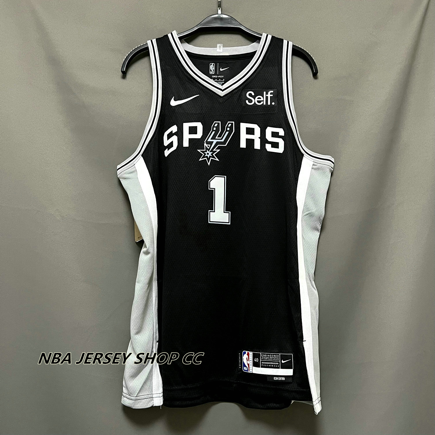 San Antonio Spurs Men's Nike Victor Wembanyama Icon Authentic Jersey