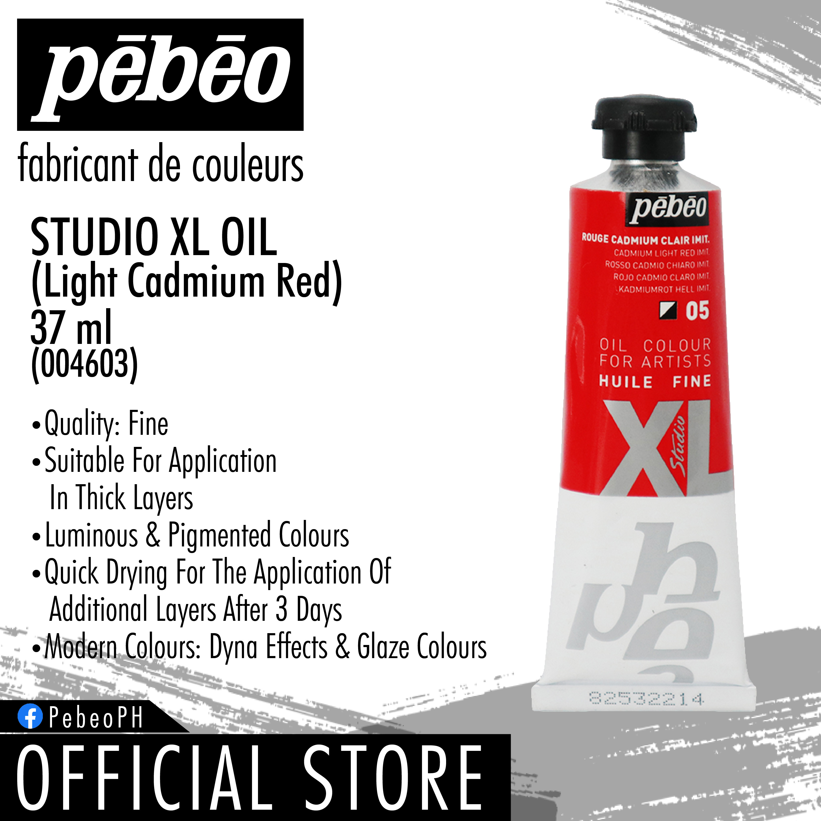Pébéo - XL Fine Oil 200 ml - Pittura a olio blu acciaio - Pittura ad olio Pébéo - Blu acciaio 200 ml