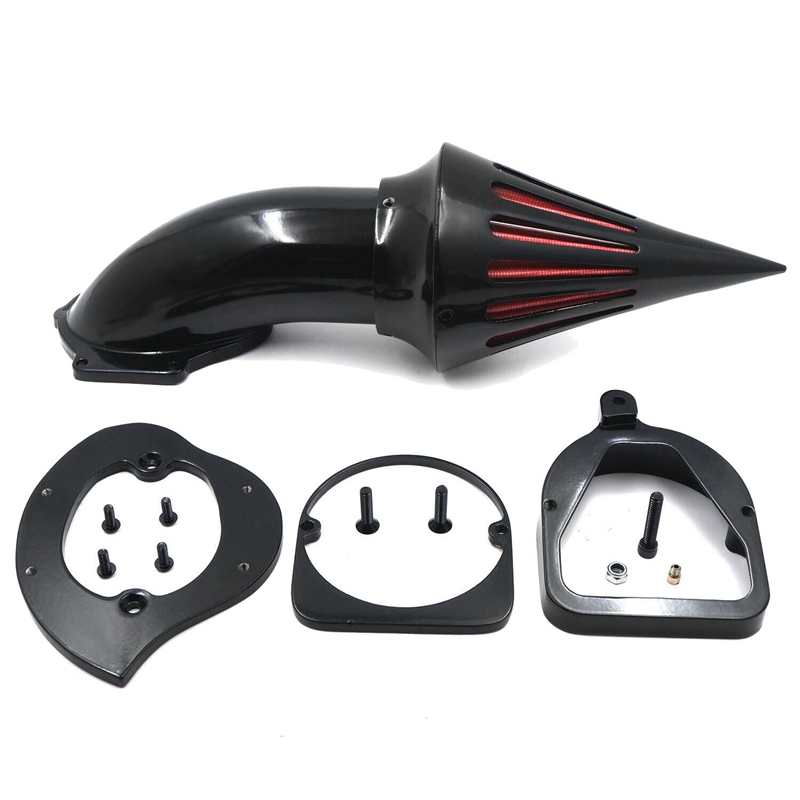 Gloss Black Air Cleaner Intake Filter Kit for Honda Shadow Spirit Ace 750 1998-2013 Accessories