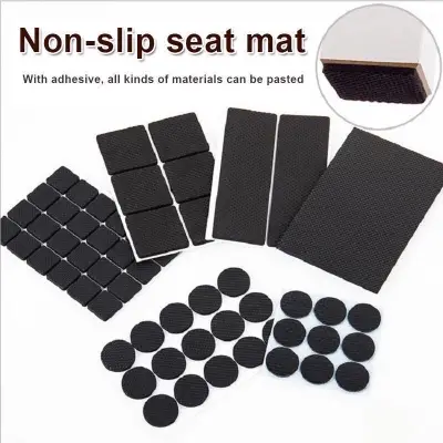Multifunction Black Self Adhesive Furniture Leg Table Chair Sofa Feet Floor Non-slip Mat Sticky Pad Rubber Floor For Home Furniture Chair Table
