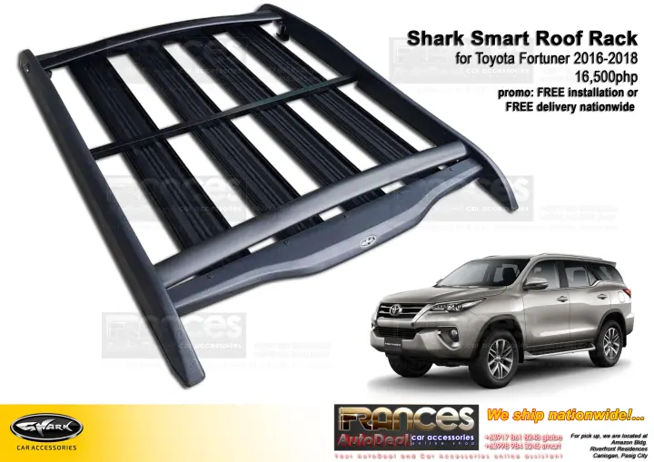 toyota fortuner roof racks for sale