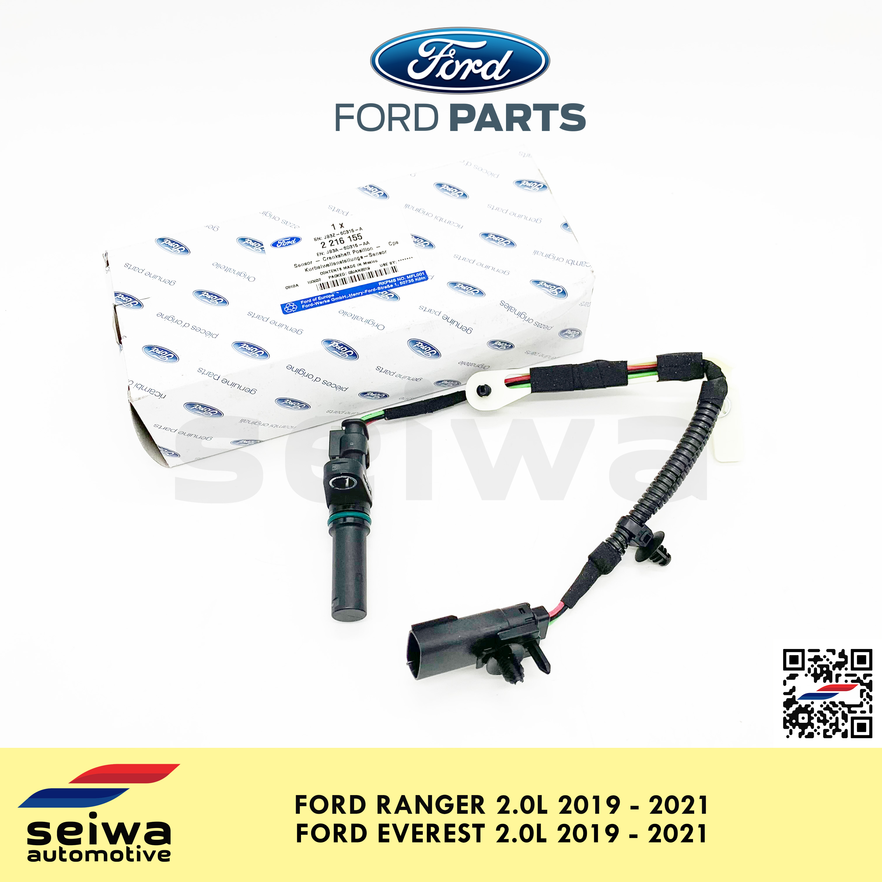 [2019 2021 2.0L] Ford Ranger Crankshaft Sensor [2019 2021 2.0L