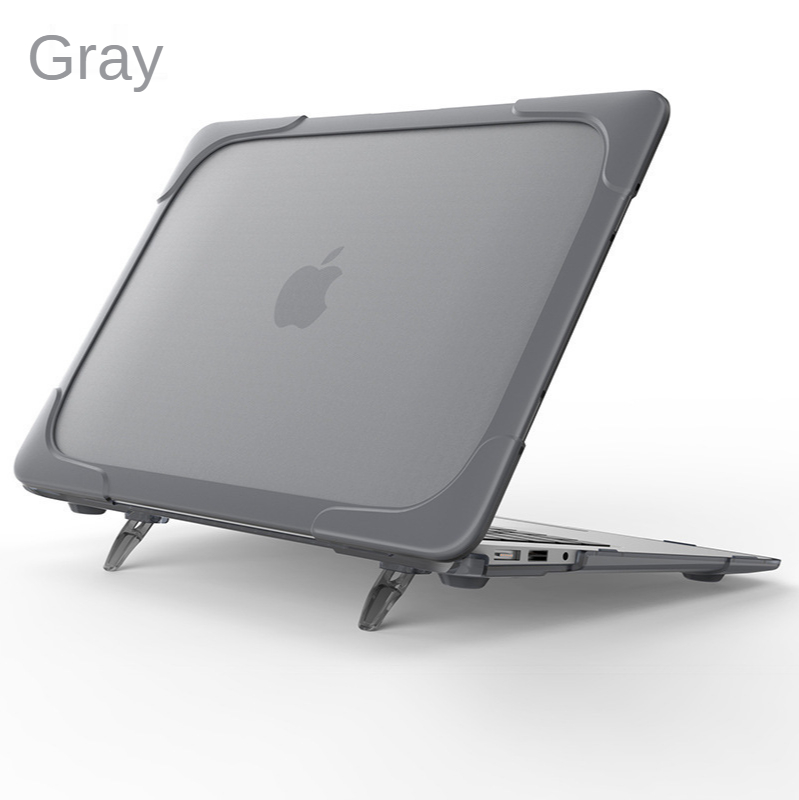Ốp lưng cho macbook air pro 13 2021 mới model a2289 a2251 a2338 m1 vỏ cứng mỏng chịu lực cao vỏ bảo vệ hai lớp, có chân đế gập