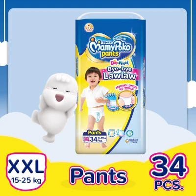 MamyPoko Instasuot XXL (15-25 kg) - 34 pcs x 1 pack (34 pcs) - Diaper Pants