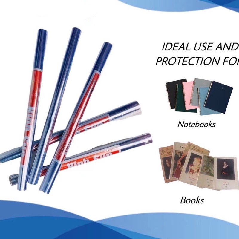 plastic cover book cover makapal platick school supplies Lazada PH