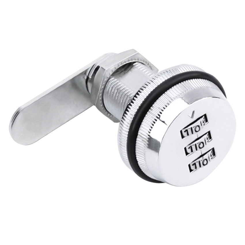 3 Digit Combination Password box Lock 2030mm smart Cam Code Lock Zinc