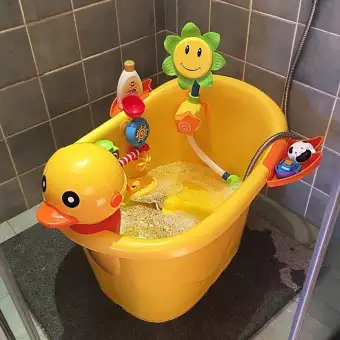 Large Children Bath Bucket Baby Bath Barrel Pao Zao Tong Infant Bathtub Thick Kids Mu Yu Tong Can Sit