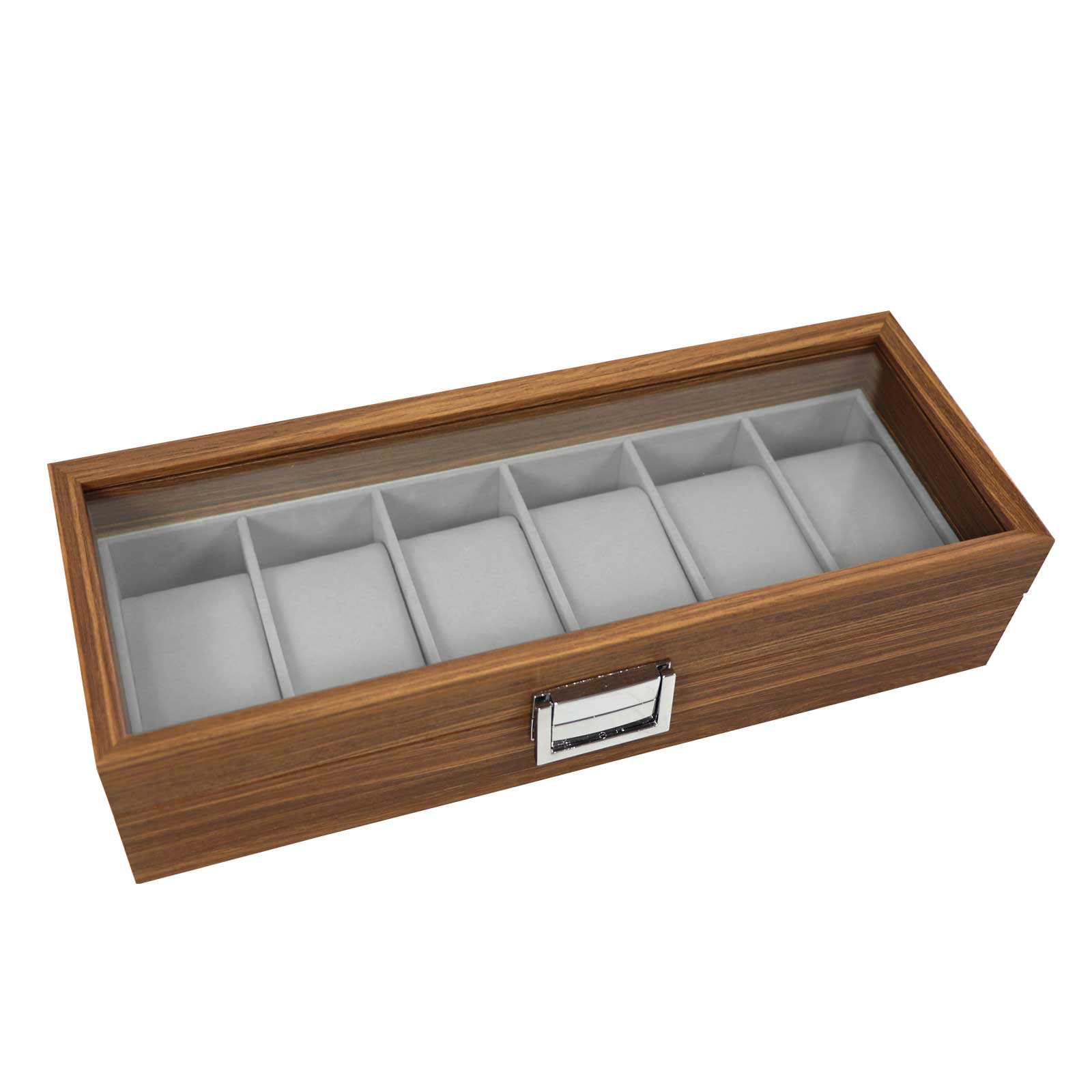 Cherry Wood Display Watch Box - 24 Watches | In stock! | Warren Asher-sonthuy.vn